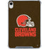NFL Cleveland Browns Distressed iPad 11th Gen (2025) Clear Case