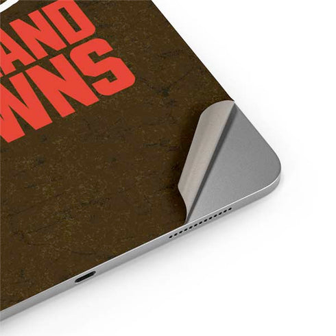 NFL Cleveland Browns Distressed Apple iPad Air Skin