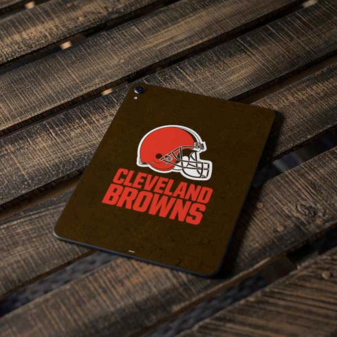 NFL Cleveland Browns Distressed Apple iPad Pro Skin