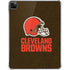NFL Cleveland Browns Distressed iPad Pro 11in (2024) Clear Case