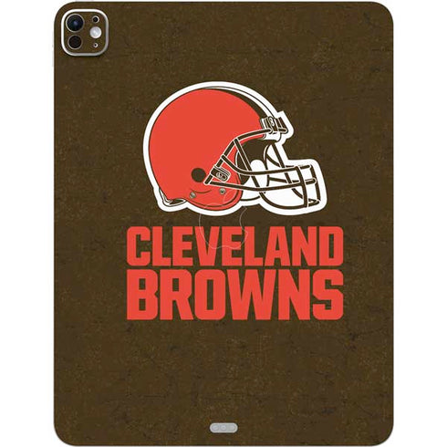 NFL Cleveland Browns Distressed iPad Pro 13in M4 (2024) Skin