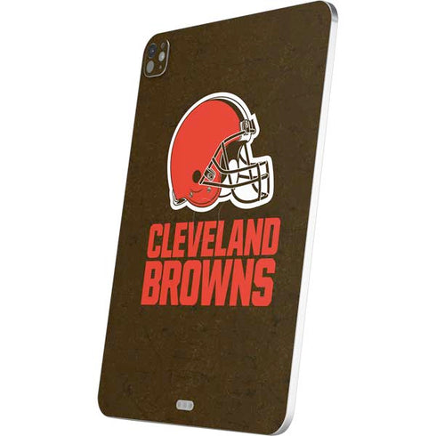 NFL Cleveland Browns Distressed iPad Pro 13in M4 (2024) Skin