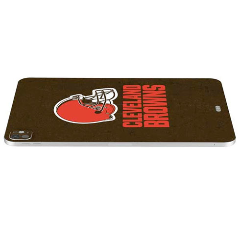NFL Cleveland Browns Distressed iPad Pro 13in M4 (2024) Skin