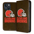 NFL Cleveland Browns Distressed iPhone 15 Plus Folio Case