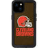 NFL Cleveland Browns Distressed iPhone 15 Plus Waterproof Case