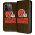 NFL Cleveland Browns Distressed iPhone 15 Pro Folio Case