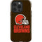 NFL Cleveland Browns Distressed iPhone 15 Pro Impact Case