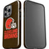 NFL Cleveland Browns Distressed iPhone 15 Pro Impact Case