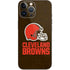 NFL Cleveland Browns Distressed iPhone 15 Pro Max Skin