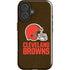 NFL Cleveland Browns Distressed iPhone 16 Plus Impact Case
