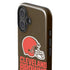 NFL Cleveland Browns Distressed iPhone 16 Plus Impact Case