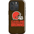 NFL Cleveland Browns Distressed iPhone 16 Pro Max Magsafe Impact Case
