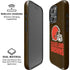NFL Cleveland Browns Distressed iPhone 16 Pro Max Magsafe Impact Case