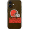 NFL Cleveland Browns Distressed iPhone 16 Skin