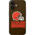 NFL Cleveland Browns Distressed iPhone 16 Skin