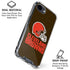 NFL Cleveland Browns Distressed iPhone 16e Clear Case