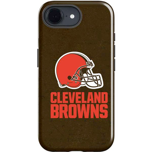 NFL Cleveland Browns Distressed iPhone 16e Impact Case