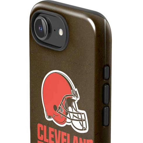 NFL Cleveland Browns Distressed iPhone 16e Impact Case