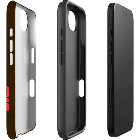 NFL Cleveland Browns Distressed iPhone 16e Impact Case