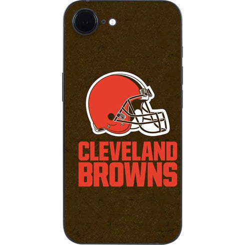 NFL Cleveland Browns Distressed iPhone 16e Skin