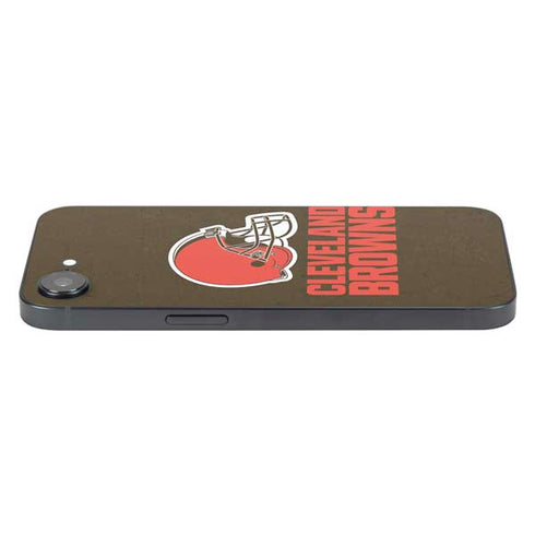 NFL Cleveland Browns Distressed iPhone 16e Skin