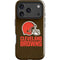 NFL Cleveland Browns Distressed iPhone 18 Pro Max Impact Case