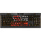 NFL Cleveland Browns Distressed K95 RGB PLATINUM Mechanical Gaming Keyboard Skin