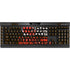 NFL Cleveland Browns Distressed K95 RGB PLATINUM Mechanical Gaming Keyboard Skin