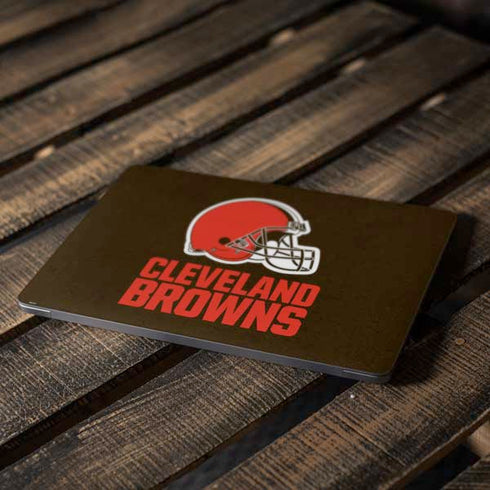 NFL Cleveland Browns Distressed Apple MacBook Air Skin