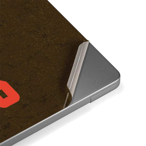 NFL Cleveland Browns Distressed Apple MacBook Pro 14-inch Skin