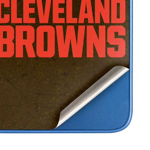 NFL Cleveland Browns Distressed Moto G Play 4G (2024) Skin
