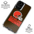 NFL Cleveland Browns Distressed Moto G Power 5G (2024) Clear Case