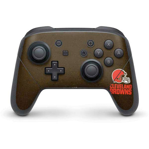 NFL Cleveland Browns Distressed Nintendo Skins