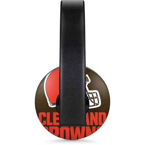 NFL Cleveland Browns Distressed PlayStation 4 Gold Wireless Headset Skin