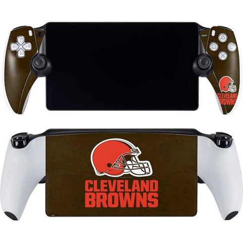 NFL Cleveland Browns Distressed PlayStation PS5 Skins