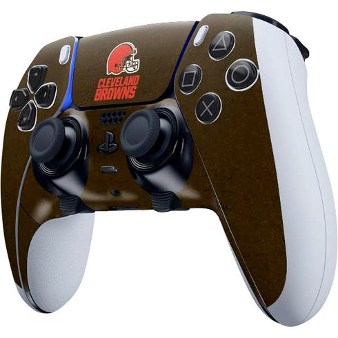 NFL Cleveland Browns Distressed PS5 DualSense Edge Pro Controller Skin