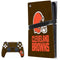 NFL Cleveland Browns Distressed PS5 Pro Bundle Skin