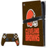 NFL Cleveland Browns Distressed PS5 Pro Bundle Skin