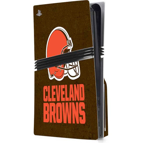 NFL Cleveland Browns Distressed PlayStation PS5 Skins