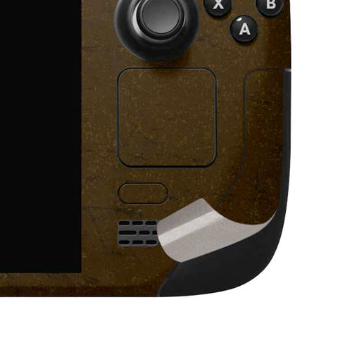 NFL Cleveland Browns Distressed Steam Deck Handheld Gaming Computer OLED Skin
