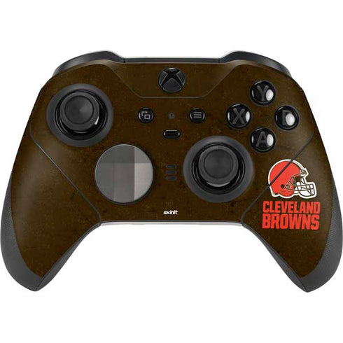 NFL Cleveland Browns Distressed Xbox Elite Wireless Controller Series 2 Skin