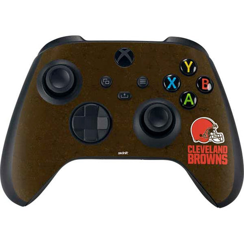 NFL Cleveland Browns Distressed Xbox Series X Bundle Skin