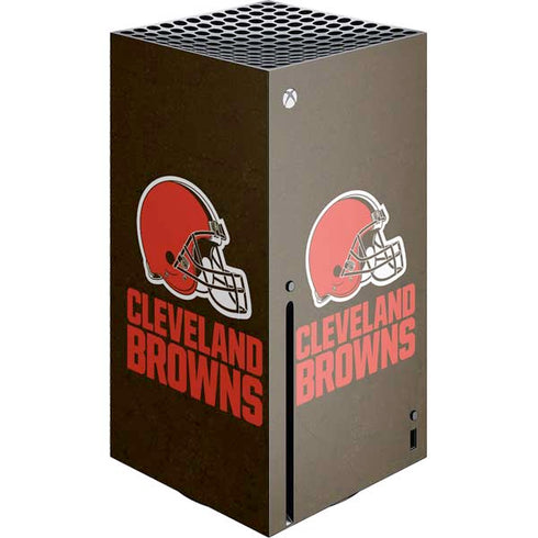 NFL Cleveland Browns Distressed Xbox Series X Skins