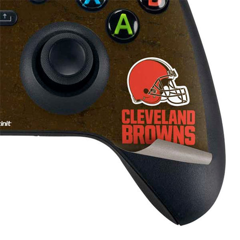NFL Cleveland Browns Distressed XBox Series X Digital Edition Bundle Skin