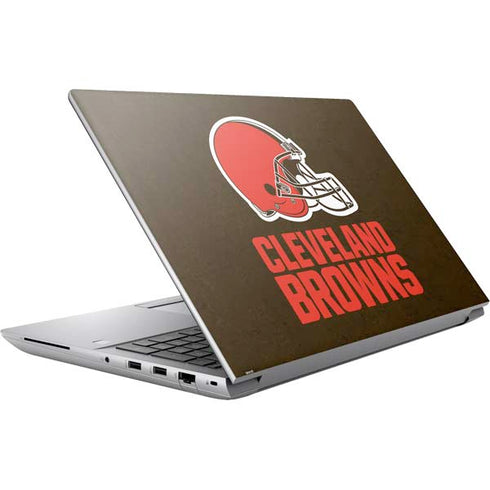 NFL Cleveland Browns Distressed HP ZBook Fury 16 G10 Skin