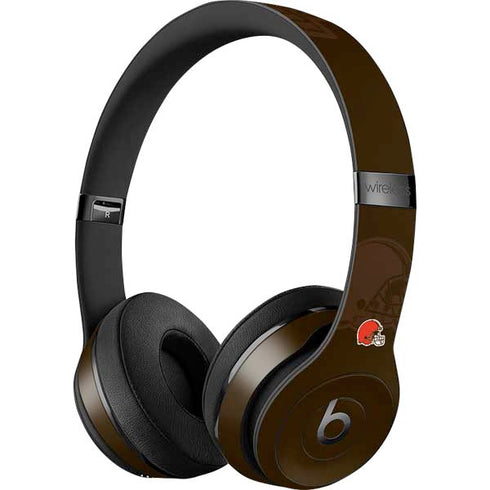 NFL Cleveland Browns Double Vision Beats Solo 3 Wireless Skin