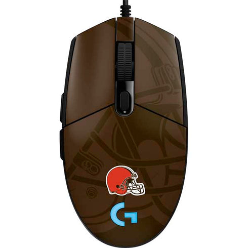 NFL Cleveland Browns Double Vision G203 Prodigy RGB Wired Gaming Mouse Skin