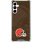 NFL Cleveland Browns Double Vision Galaxy A16 5G Clear Case