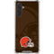 NFL Cleveland Browns Double Vision Galaxy A17 Clear Case
