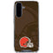 NFL Cleveland Browns Double Vision Galaxy A36 5G Clear Case